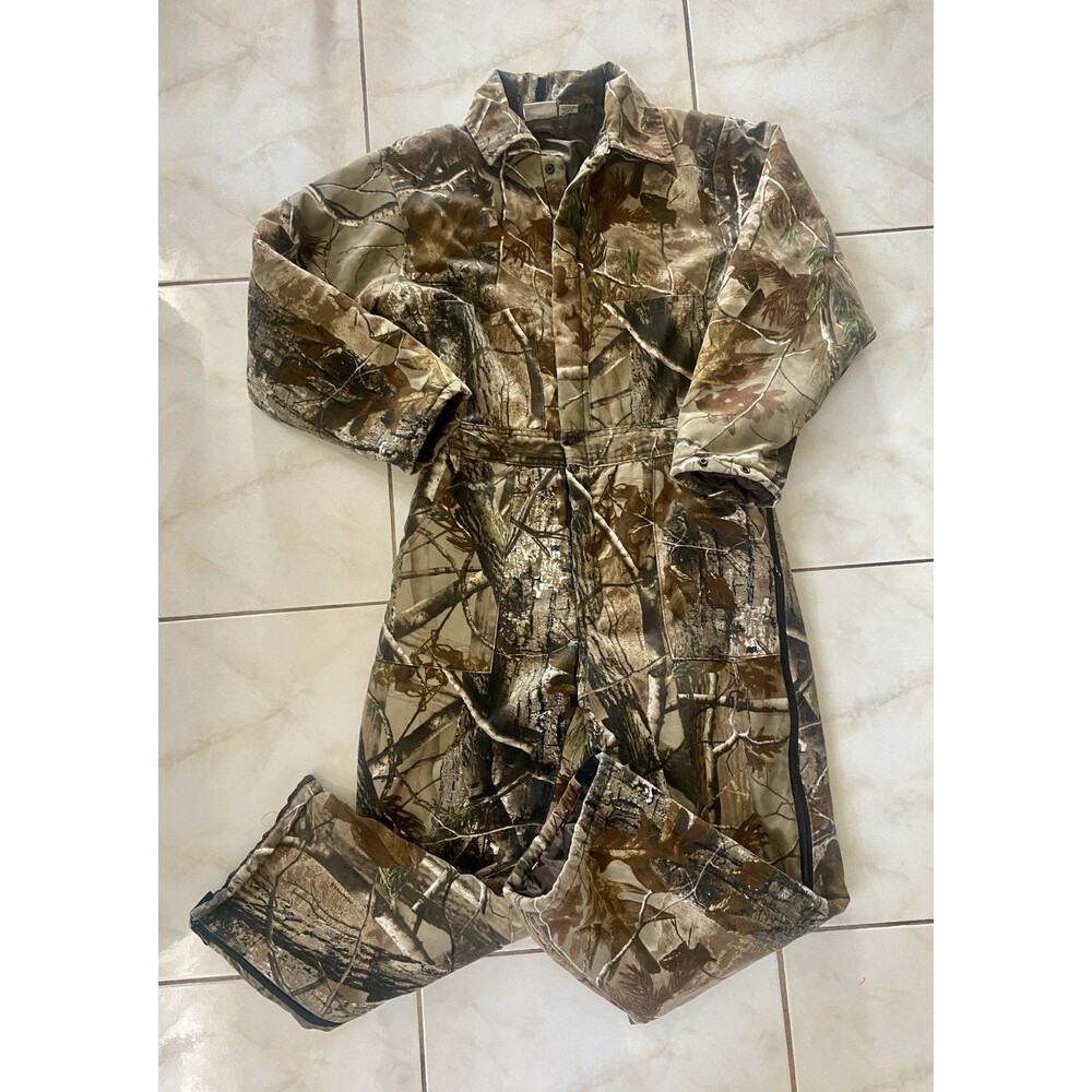 Red Head Brand Youth Size 14 Large Camo Insulated Coverall Real Tree Hunting